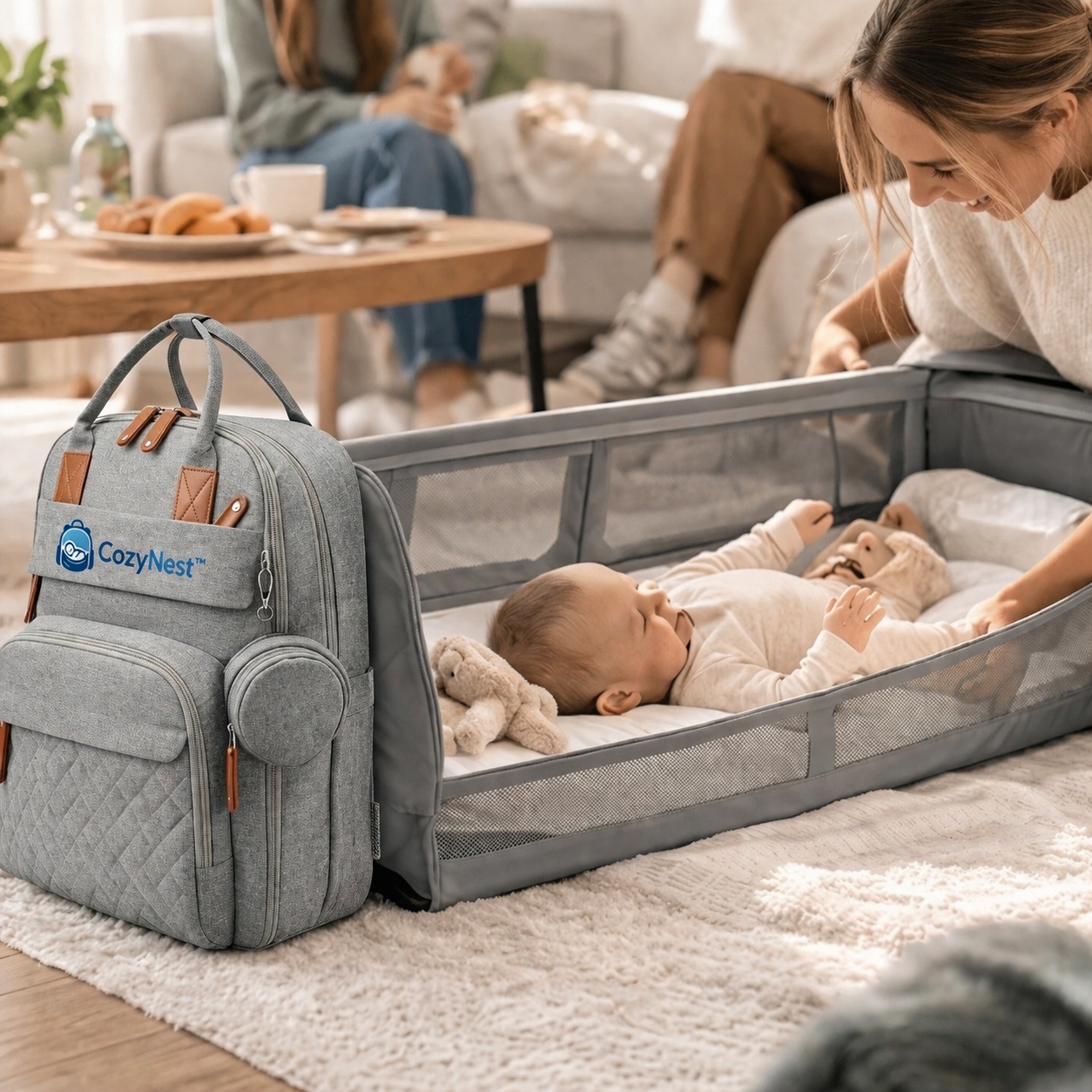 CozyNest™️ Portable Cot Backpack [Cot in Seconds]
