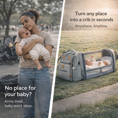 CozyNest™️ Portable Cot Backpack [Cot in Seconds]