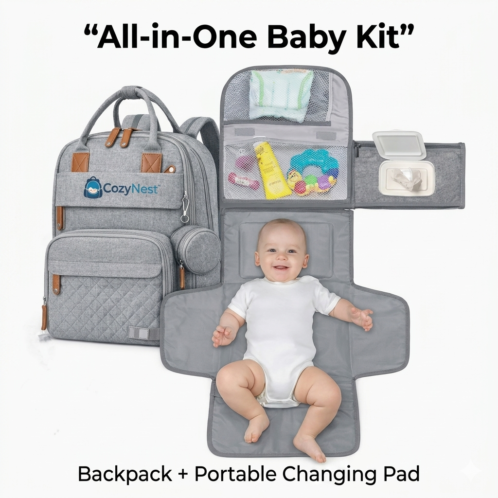 CozyNest™️ Portable Cot Backpack [Cot in Seconds]