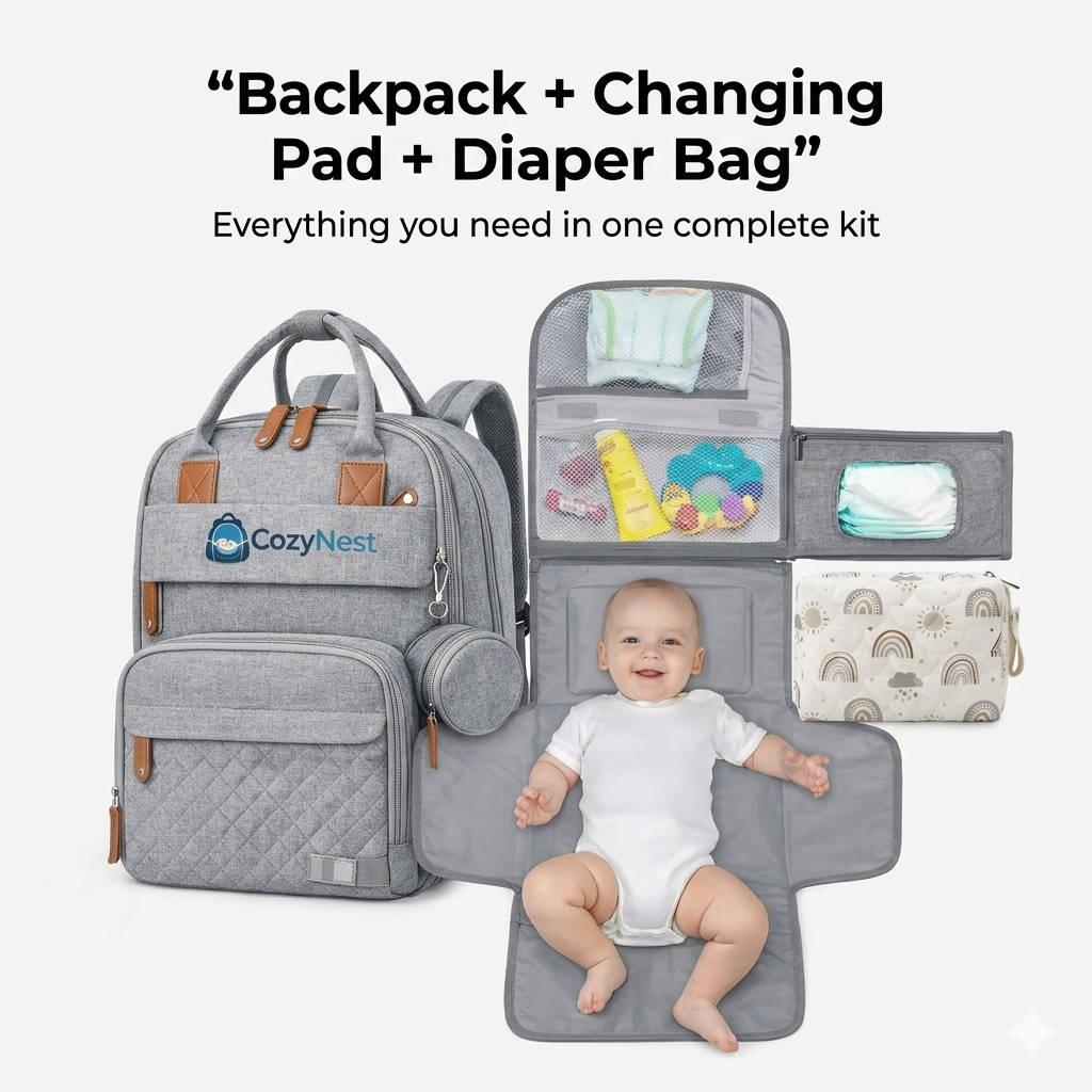 CozyNest™️ Portable Cot Backpack [Cot in Seconds]